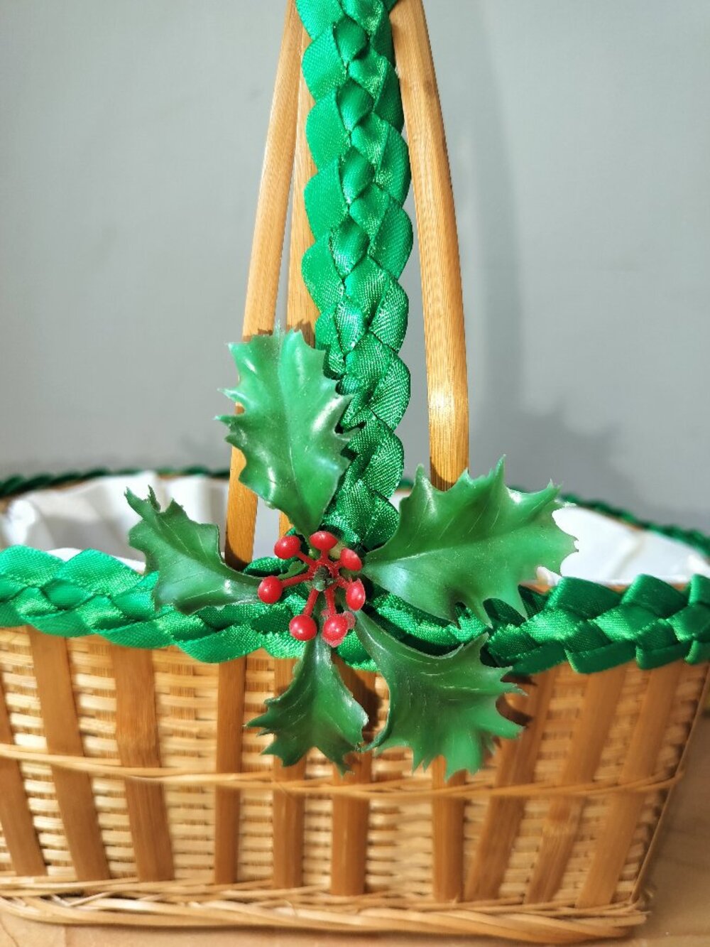 Vintage Christmas Basket